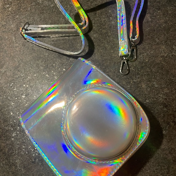 Fugifilm instamax rainbow camera case Bonus:back comes off!-why in description - Picture 3 of 3